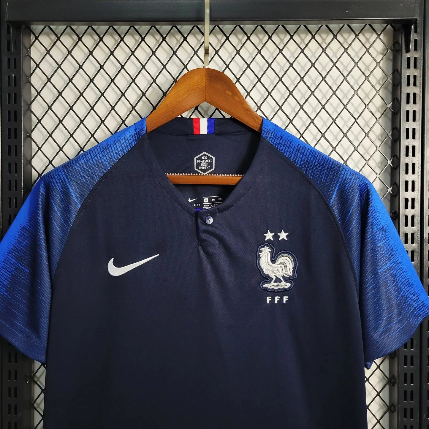 17/18 France Home Retro Jersey