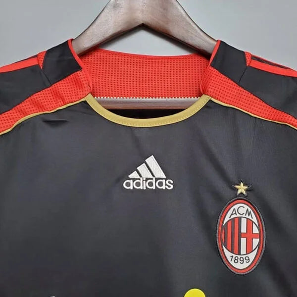 06/07 AC Milan Away Third Black Retro Jersey