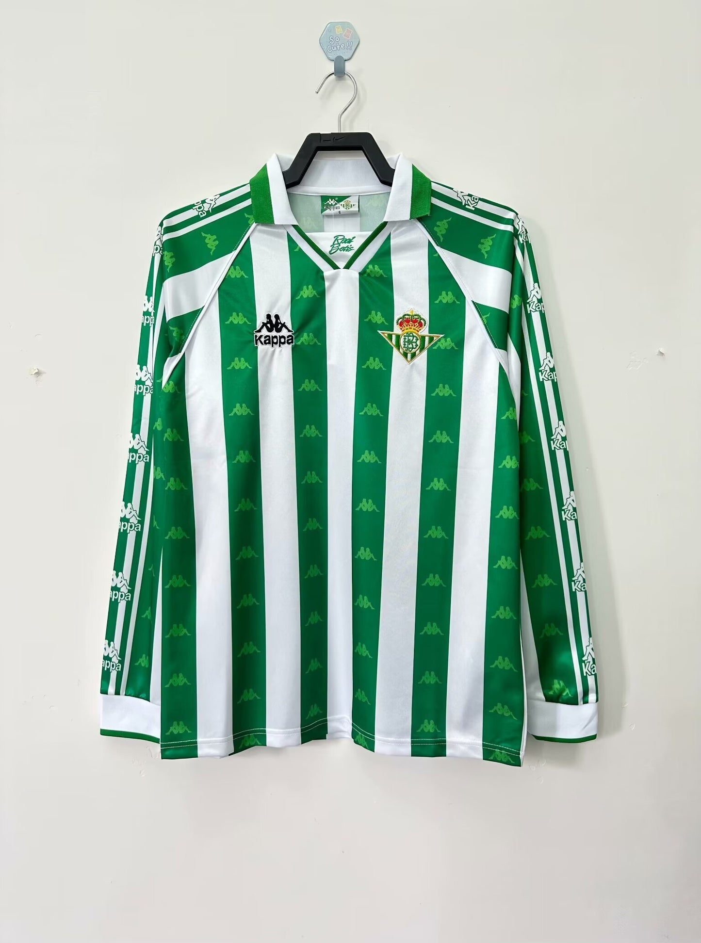 95/97 Long sleeves Real Betis Home Retro