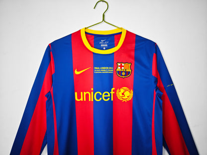 10/11 Barcelona Home Retro Long Sleeve