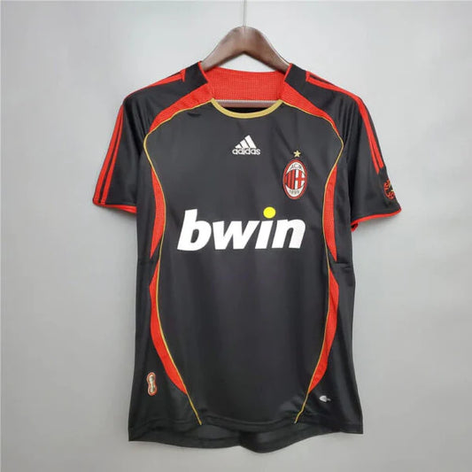 06/07 AC Milan Away Third Black Retro Jersey