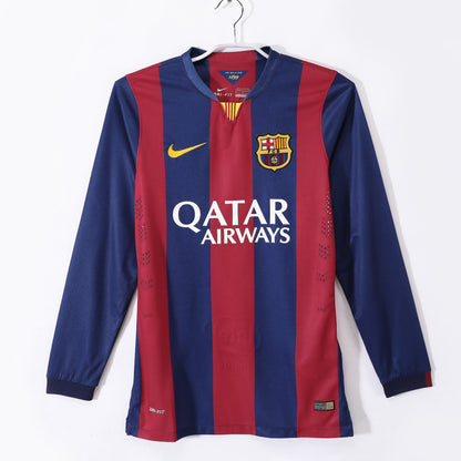 14/15 long sleeves Barcelona Home Retro
