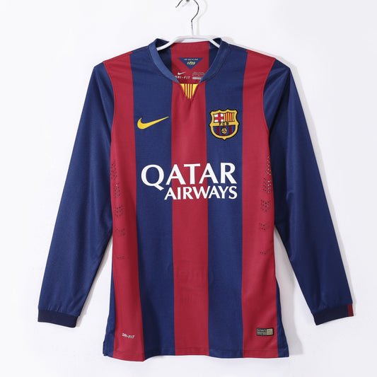 14/15 long sleeves Barcelona Home Retro