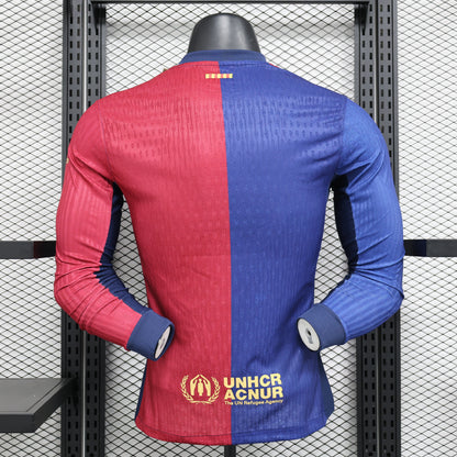 24/25 Barcelona Home Long sleeves Player