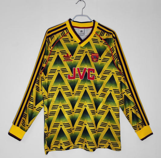 91/93 long sleeves Arsenal Away Retro