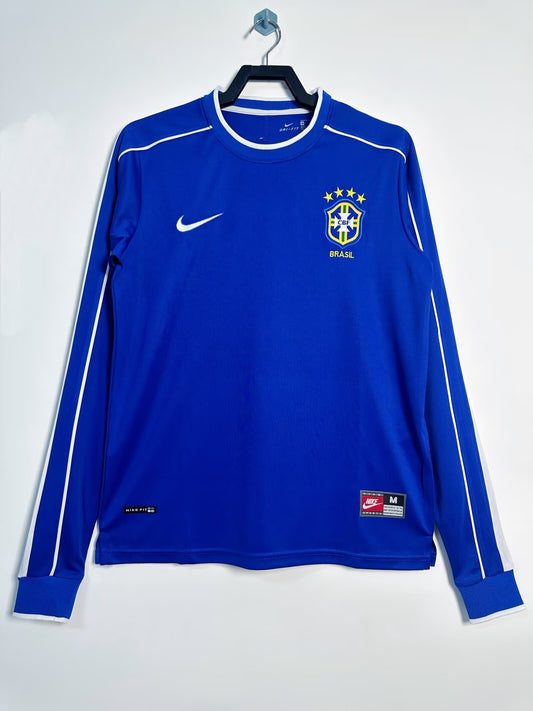 98 Long sleeves Brazil Away Retro