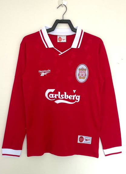 96/97 Long sleeves Liverpool Home Retro