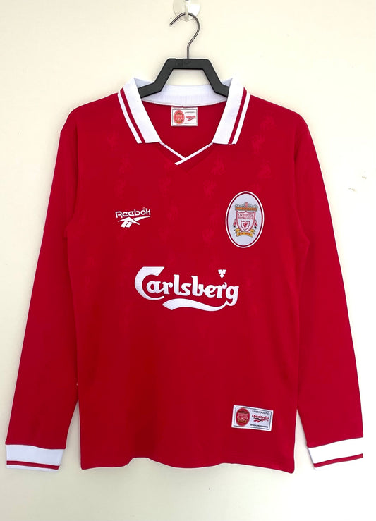 96/97 Long sleeves Liverpool Home Retro