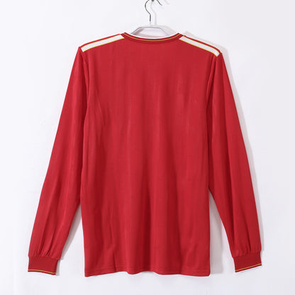 86/87 long sleeves Liverpool Home Retro