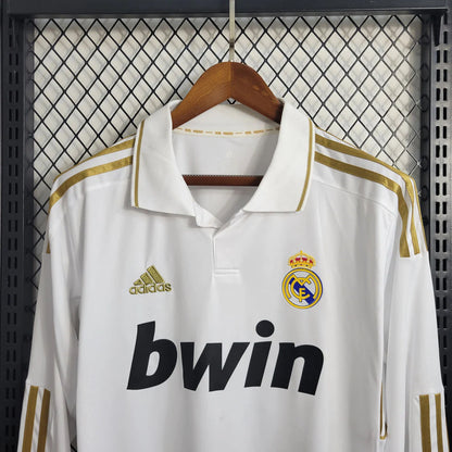 11/12 Real Madrid Home Long Sleeve Retro Jersey