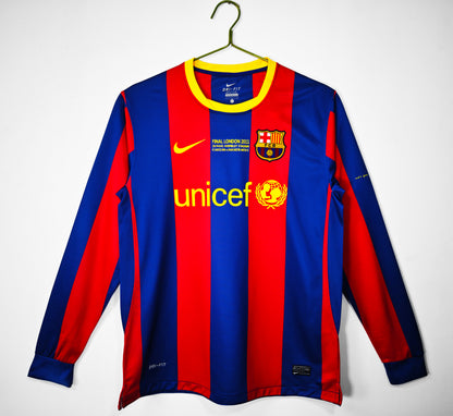 10/11 Barcelona Home Retro Long Sleeve