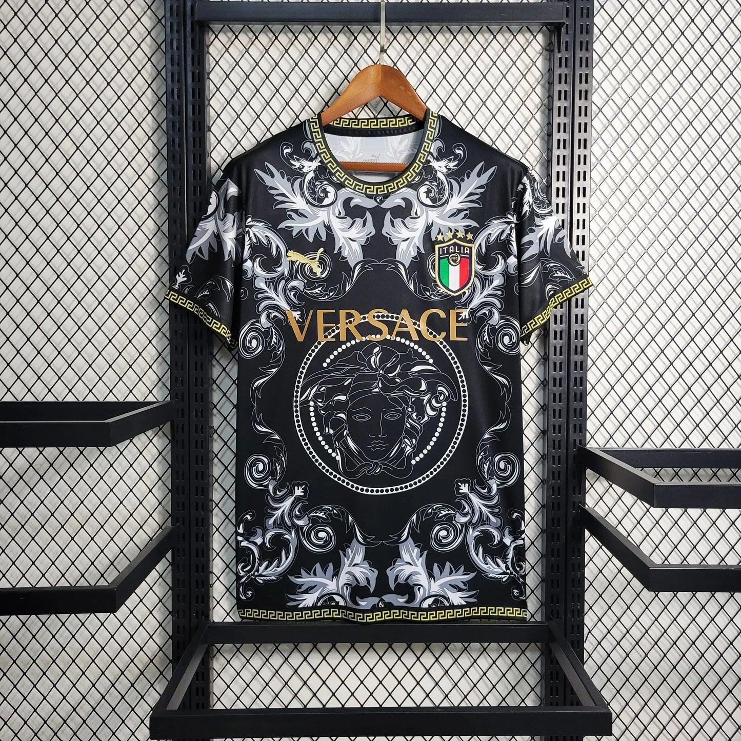 22/23 Italy x Versace Special Edition Black Jersey