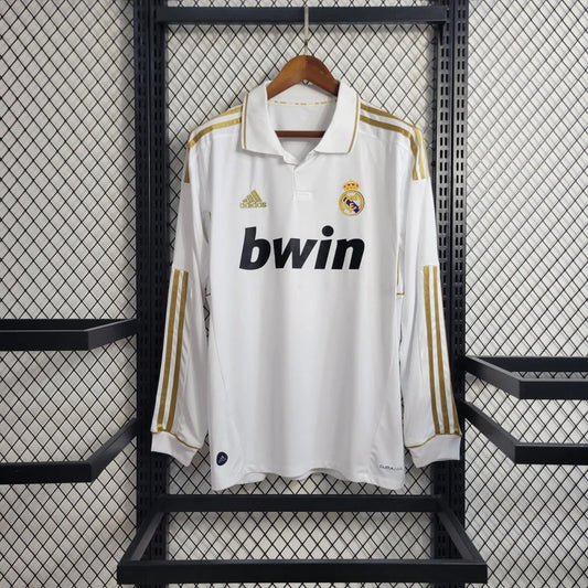 11/12 Real Madrid Home Long Sleeve Retro Jersey