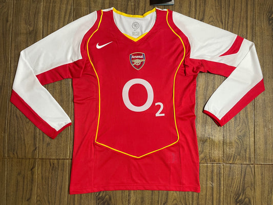 04/05 Long sleeves Arsenal Home Retro