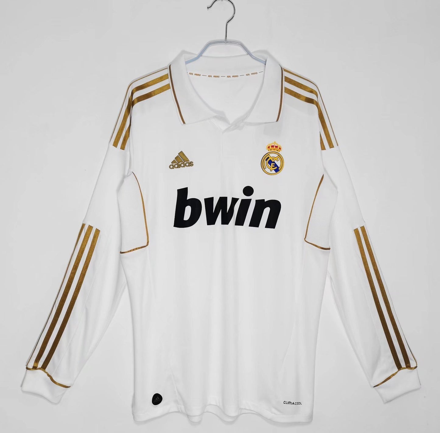 11/12 long sleeves Real Madrid Home Retro